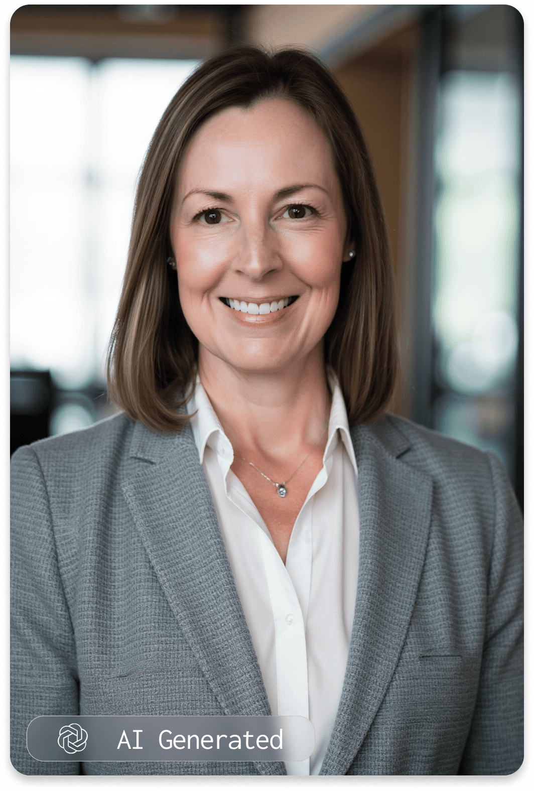 Professional AI-generated headshot example 2